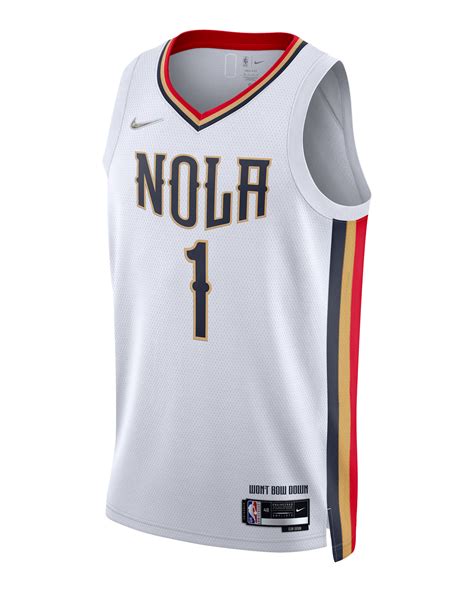New Orleans Pelicans City Edition Nike Dri-FIT NBA Swingman Jersey. Nike IN