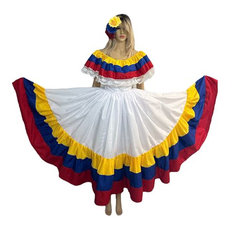 Colombia / Venezuela / Ecuador Dress, Colorful and Traditional ...