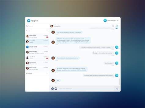 清新的聊天工具-UI世界
