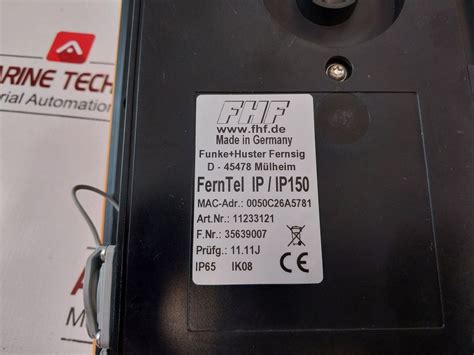 Funke+Huster Ferntel Ip Weatherproof Telephone With Display Ip/Ip150 ...