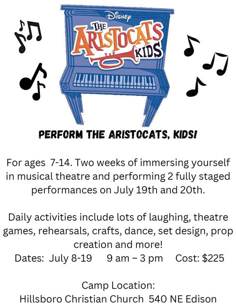 2024 The Aristocats - Stages Youth