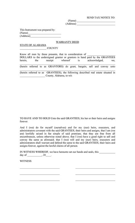 40+ Warranty Deed Templates & Forms (General, Special) ᐅ TemplateLab