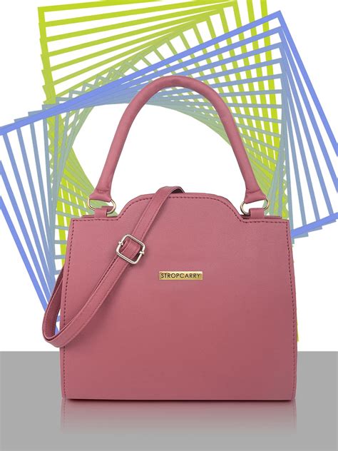 Stropcarry Brown Solid Structured Satchel - Price History