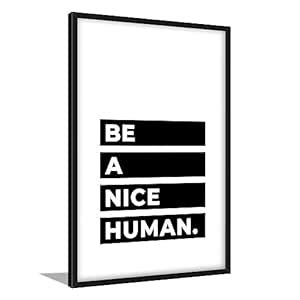 TRADEKA Modern Motivational Quotes Wall Art Frame, Inspirational Poster ...