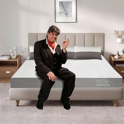 GADDA CO Orthopedic Memory Foam Dual Comfort Bed Mattress 6 inch Double ...
