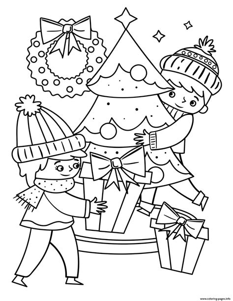 Printable Christmas Coloring Pages For Kids - Free Worksheets Printable