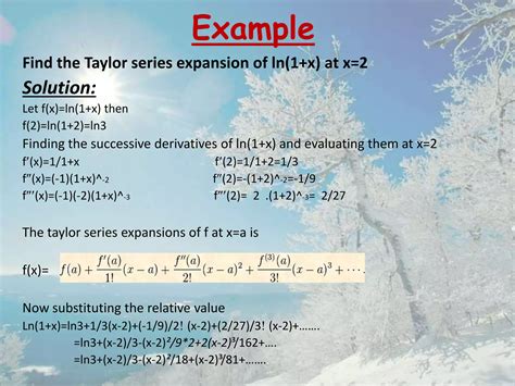 Ln X Taylor Series