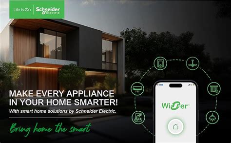 Schneider Electric Wiser 16A Smart Wi-Fi Connected Switch(1M, White ...