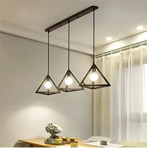 Buy BrightLyt Triangle Linear Cluster Chandelier Hanging Pendant, Urban ...