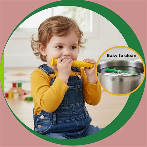 Safe - O - Kid® Speech Therapy Chewing Tube, Non - Toxic Biting Toy for ...
