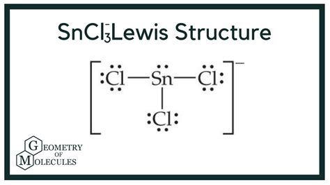SnCl3 Lewis Structure: How to Draw the Lewis Structure for SnCl3 ...