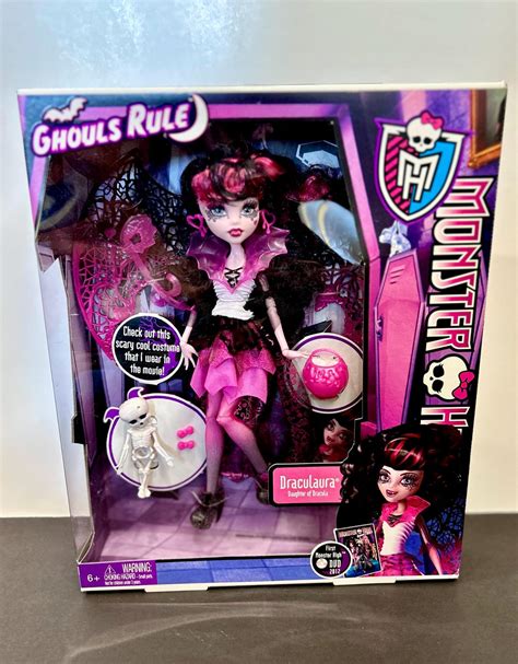 Monster High Draculaura G1 Doll, Ghouls Rule, Vintage Doll, Mattel Doll ...