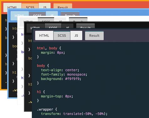CodePen Add Languages HTML 的图像结果
