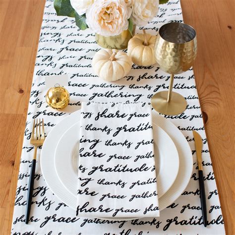 Thanksgiving Cloth Napkins, 100% Cotton Napkins With Text Blessings ...