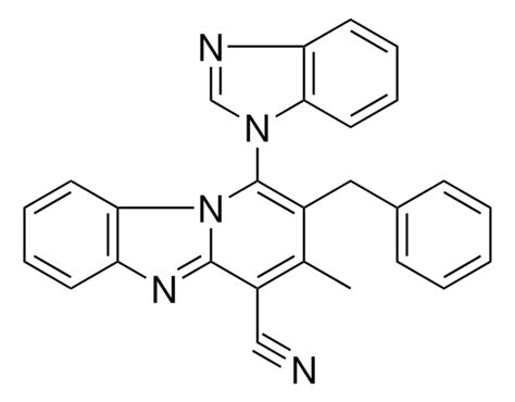 1-(1H-BENZIMIDAZOL-1-YL)-2-BENZYL-3-ME-PYRIDO(1,2-A)BENZIMIDAZOLE-4 ...