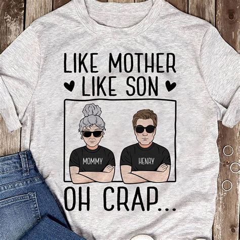 Like Mother Like Son - Personalized Shirt – Macorner