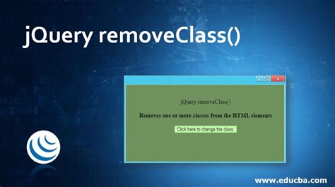Image result for Remove jQuery