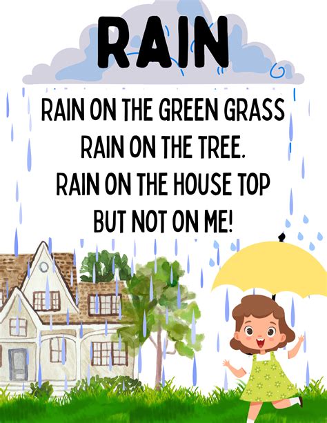 What Rhymes With Rain