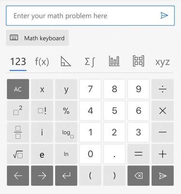 Image result for How to Use Math Solver in Edge
