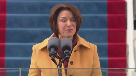 Sen. Amy Klobuchar speaks at inauguration | wfaa.com