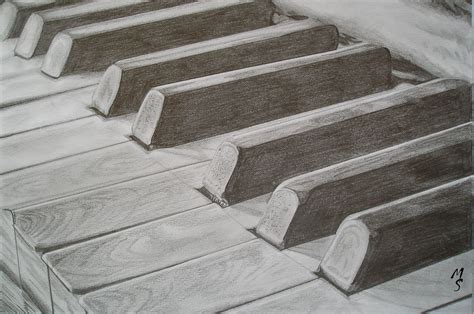 Piano drawing. Music Drawings, Pencil Art Drawings, Pencil Sketch, Cool ...