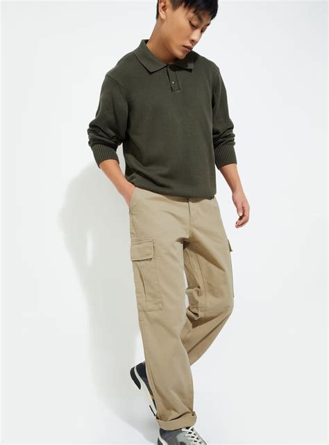 Buy URB_N Men Solid Cargos Online at just Rs. 1199.0 - 1000014542667 ...