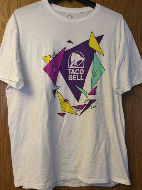 Taco Bell - White Shirt With Taco Bell Logo - 2X - Gem