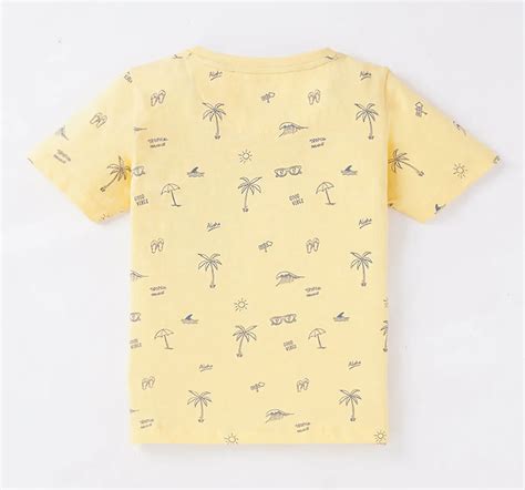Ed-a-Mamma Sustainable Boys Henley Tee With Chambray Pocket