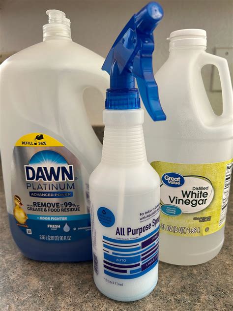 Ratio Of Dawn To Vinegar For Cleaning