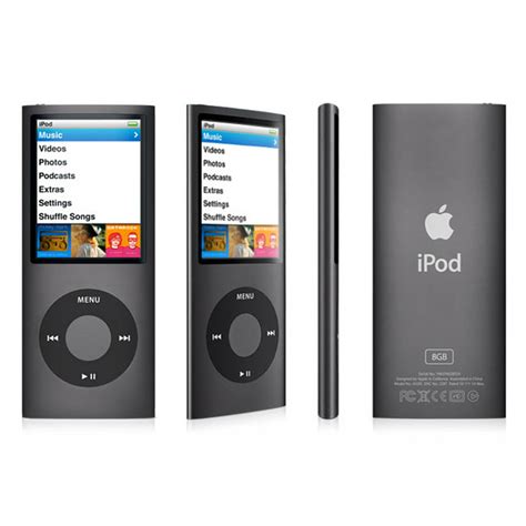 Apple iPod Nano 4th Genertion 8GB Black Pre-Owned, Very Good Condition ...