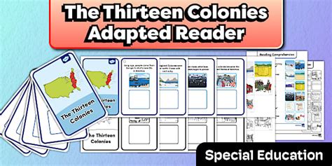 The Thirteen Colonies Adapted Social Studies Reader