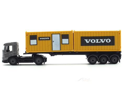 Volvo FMX transporter with containers 1:87 Majorette scale model truck ...