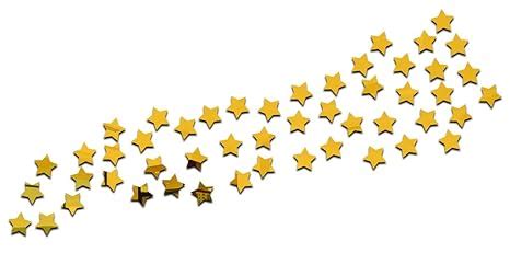 Buy Wall1ders Stars 3D Acrylic Mirror Wall Stickers for Home and Office ...