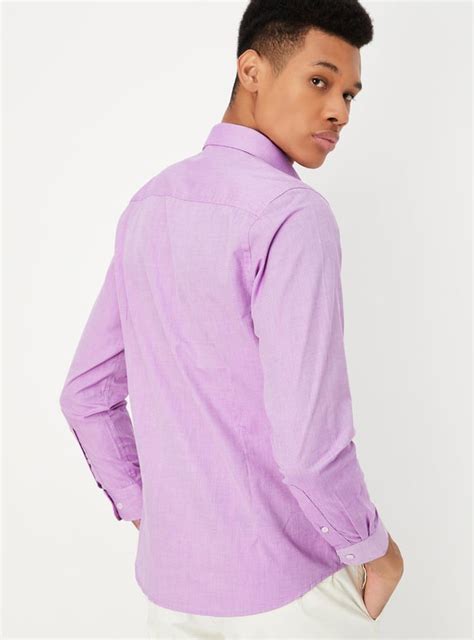 Buy Men Regular Fit Solid Formal Shirt Online at just Rs. 699.0 ...