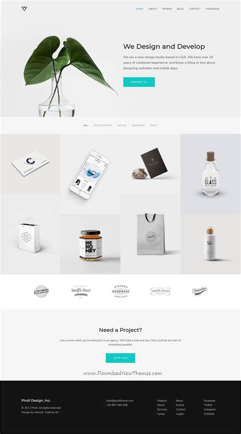 piroll v1 0 1 portfolio wordpress theme