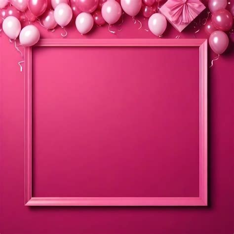 Birthday party invitation card frame vertical background empty copy ...