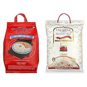 Omsom Waada Kolam Rice 5 Kg Low Starch, Gluten Free, Naturally Aged ...