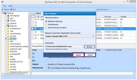 DXL to MSG Converter Tool – Export DXL Calendar & Emails to MSG File