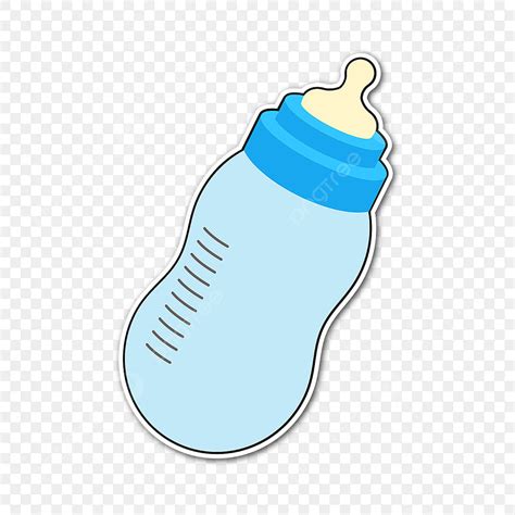 Blue Scaled Baby Bottle Clipart, Baby Bottle, Clipart, Blue PNG and ...