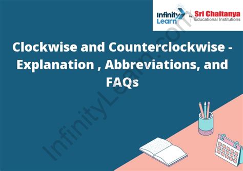 Clockwise and Counterclockwise - Explanation , Abbreviations, and FAQs ...