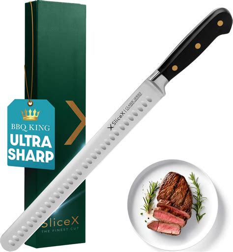 Amazon.com: Pure Generation 8" Carving Knife for Meat - Brisket Knife ...