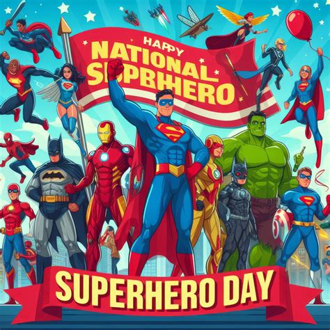 National Superhero Day: Who's Your Hero? in 2024 | National super hero ...