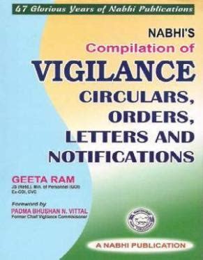 Buy online Nabhis Compilation of Vigilance Circulars Orders Letters and ...