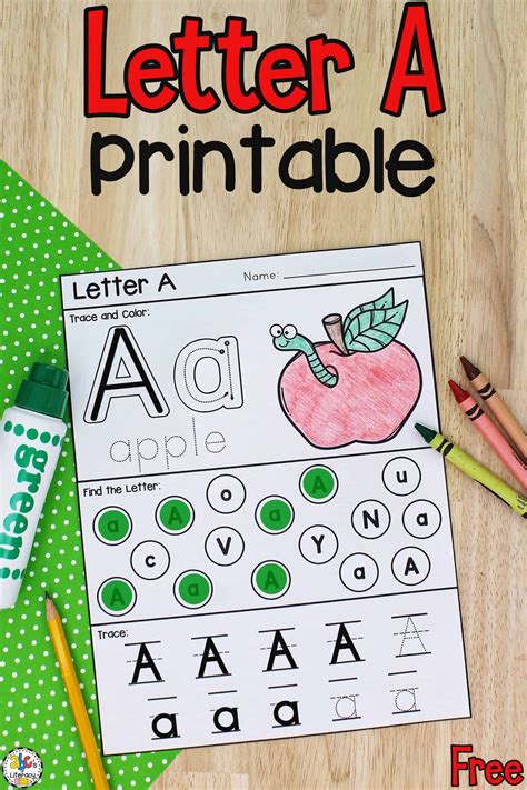 Letter a printable – Artofit
