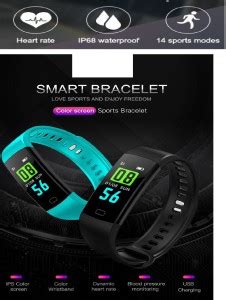 Bymaya M430_(ID115) PRO Heart Rate Tracker waterproof Smart Band Black ...