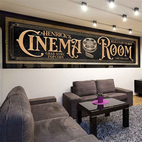 Movie Room Decor Signs at Agnes Hendricks blog