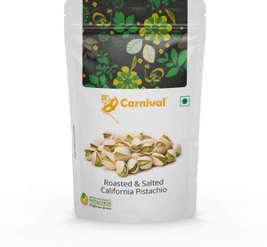 Carnival California Roasted & Salted Pistachios 250g |Pista|Healthy ...