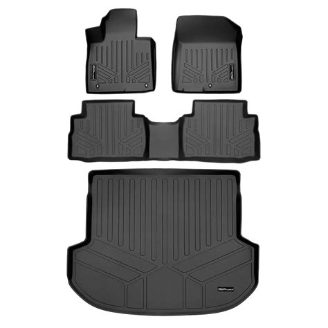 SMARTLINER Custom Fit Floor Mats 2 Rows and Cargo Liner Set Black ...