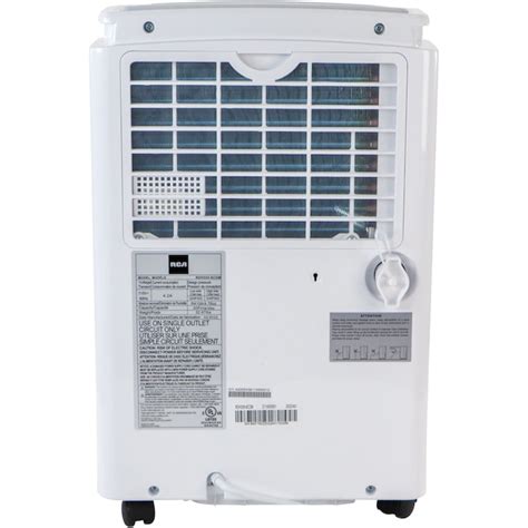 RCA 50-Pint 2-Speed Dehumidifier (For Rooms 1501- 3000sq ft) White ...
