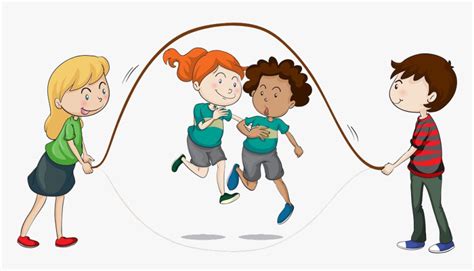 Skipping Rope Play Jumping Illustration - Jump Rope Clipart, HD Png ...
